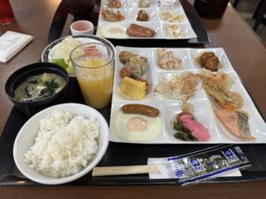 朝食バイキング