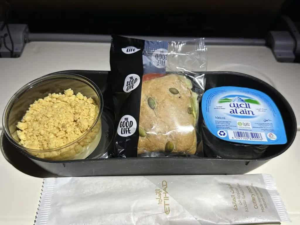 3回目の機内食