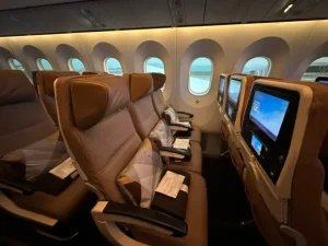 Ｂ787の機内
