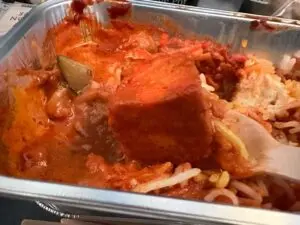 レッドカレーの厚揚げ