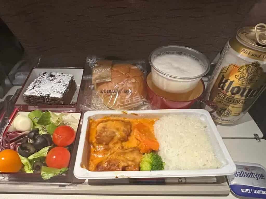 アシアナ機内食3回目のチキン