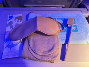 エミレーツのアメニティ