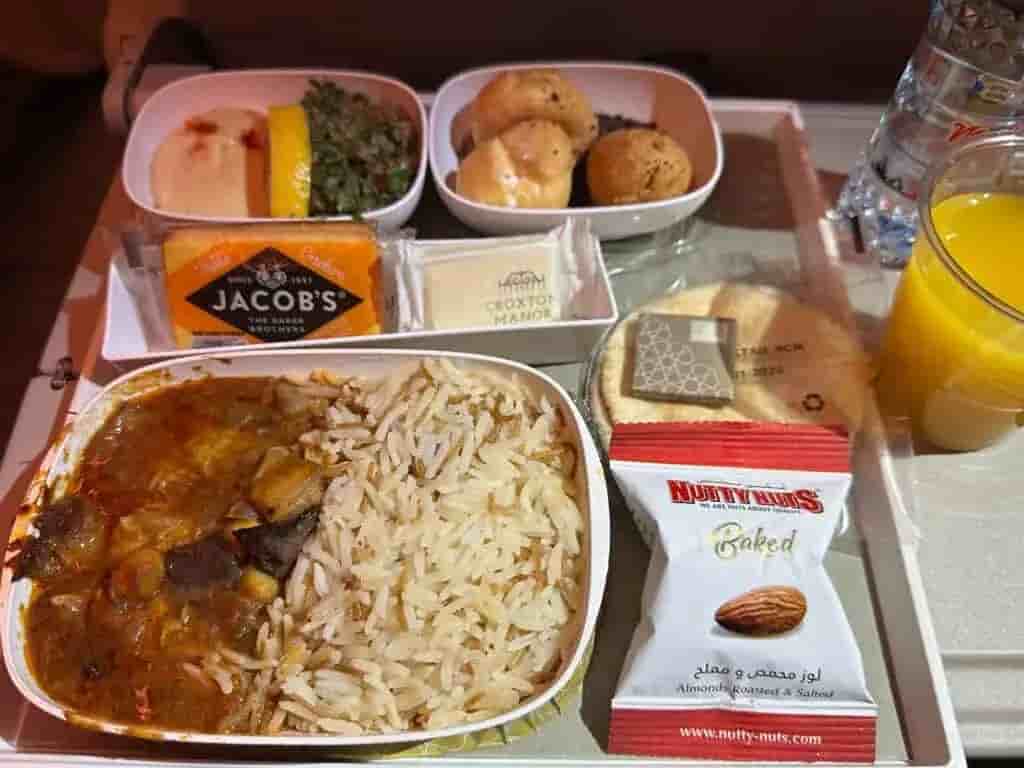 エミレーツ機内食4回目