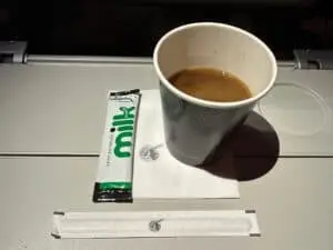 デザートのコーヒー