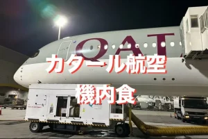 カタール航空の機内食