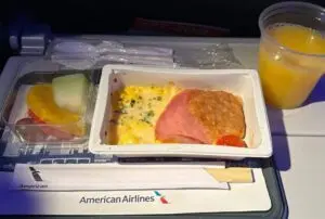 アメリカン機内食3回目