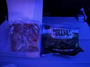 アメリカン復路の機内食2回目