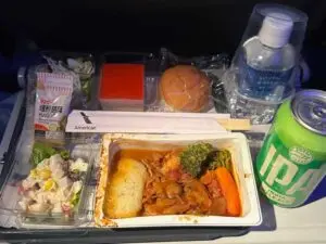アメリカン機内食1回目