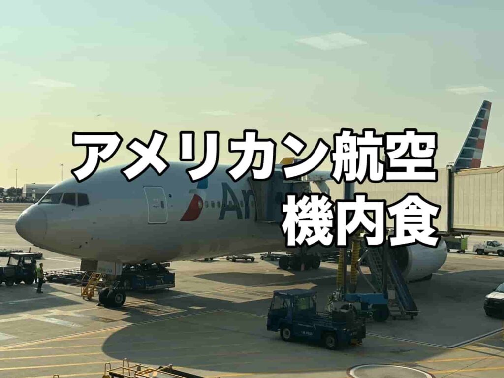 アメリカン航空の機内食