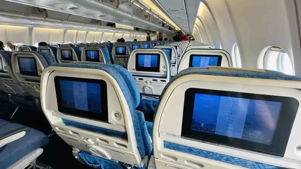 キャセイパシフィックエコノミーシート