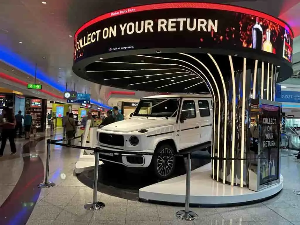 ドバイ空港の免税売り場