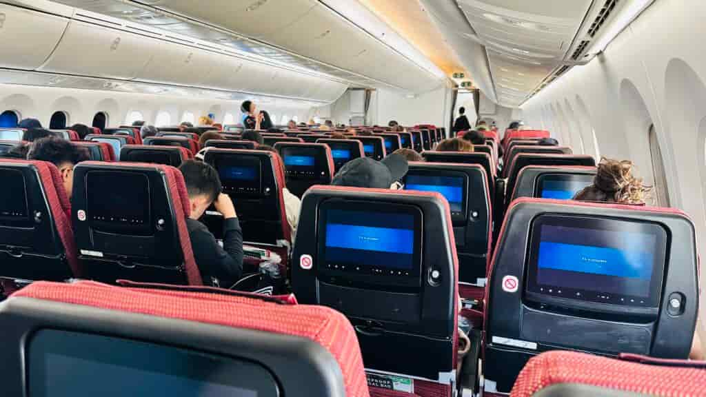 日本航空の座席