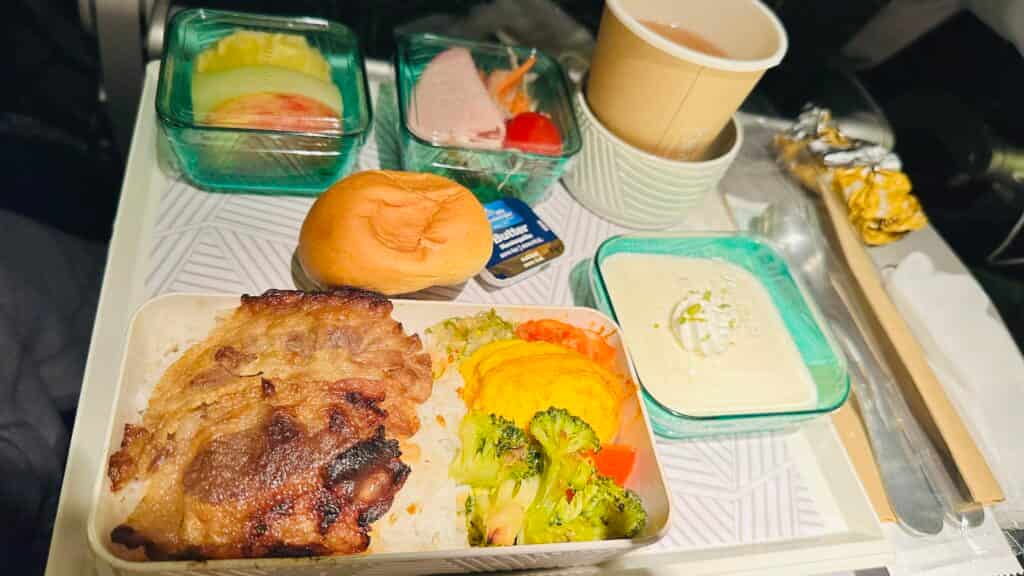 機内食１回目ビーフ